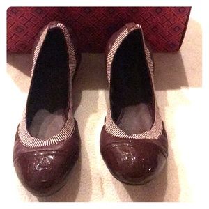Tory Burch Bordeaux Gabby Ballet Flat
